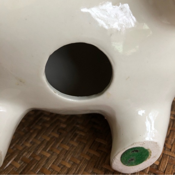 Vintage Rob Roy Large Smiling Piggy Pig Coin Bank - Picture 10 of 10